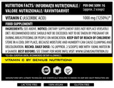 VITAMIN C 200g/serv, Genius Nutrition - GREEN LIFE CYPRUS